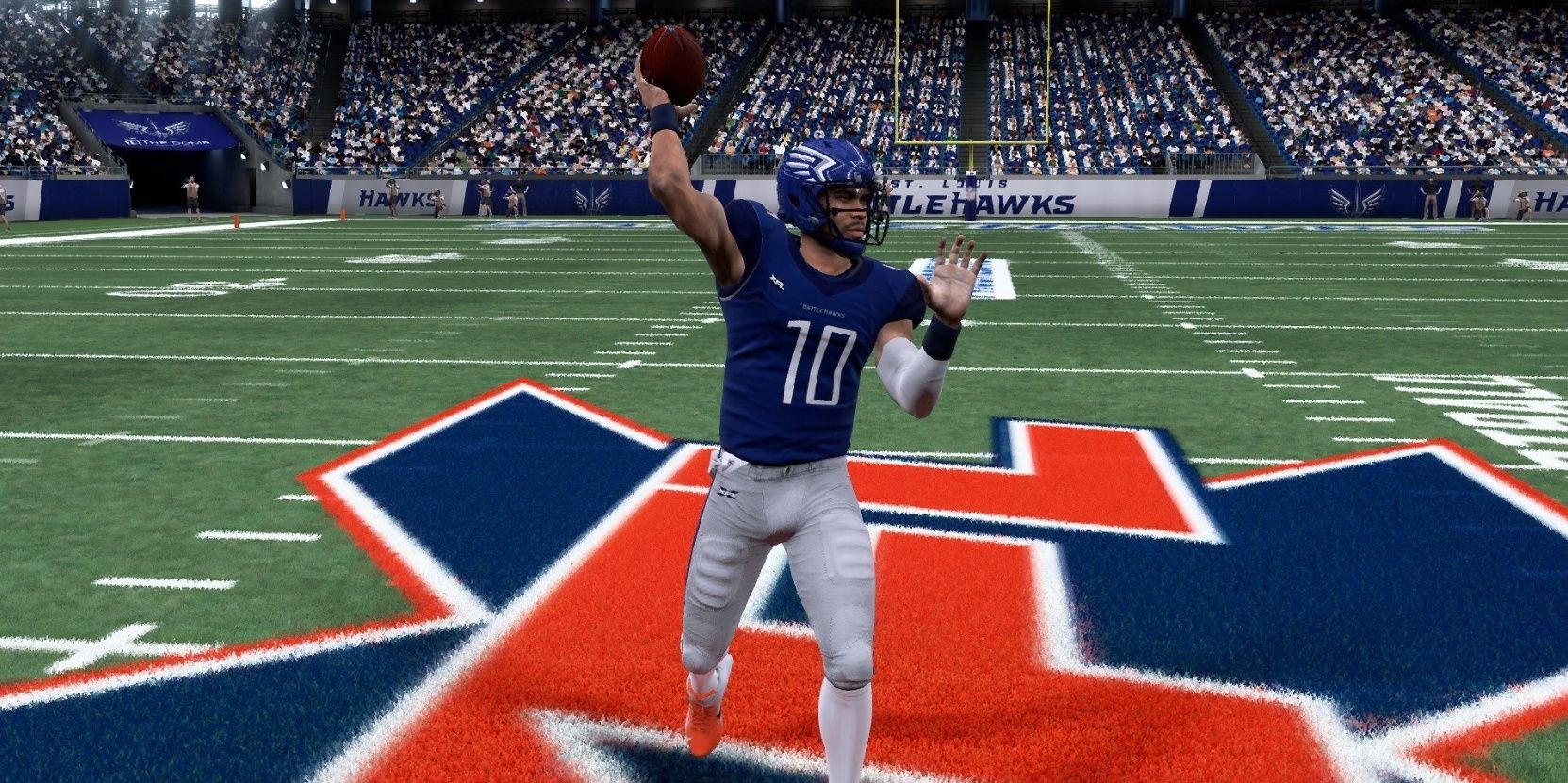 The XFL mod in Madden NFL 20