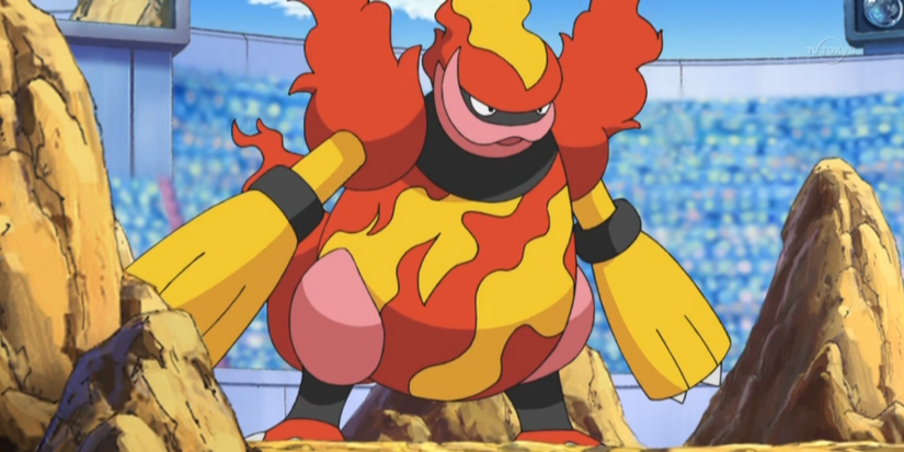 Magmortar In The Pokemon Anime