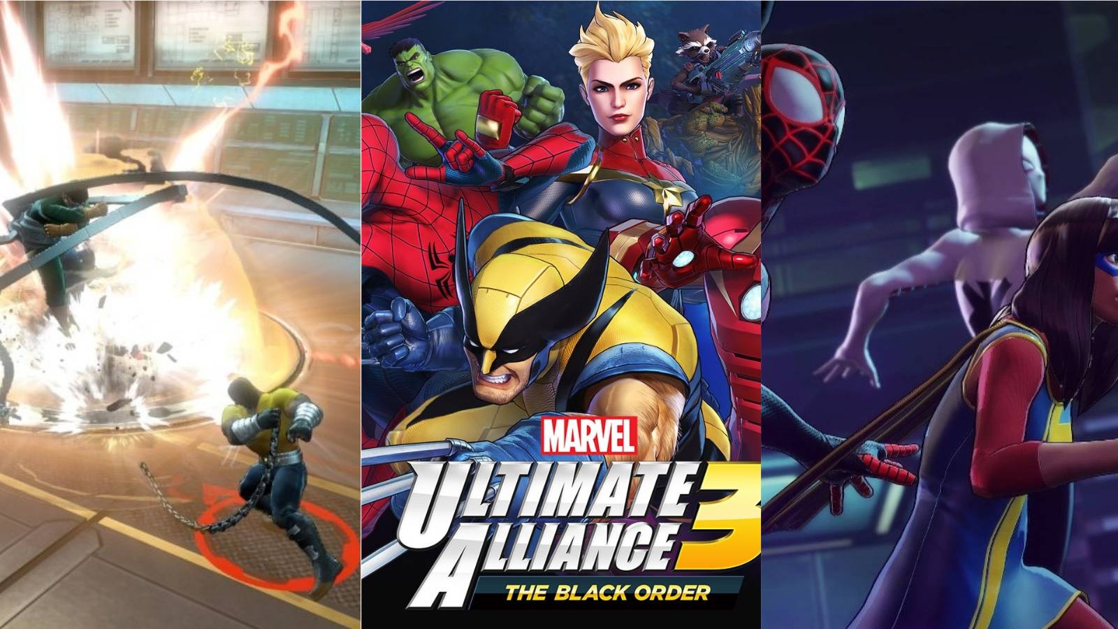 Marvel Ultimate Alliance 3 Synergy Attacks Split Feature