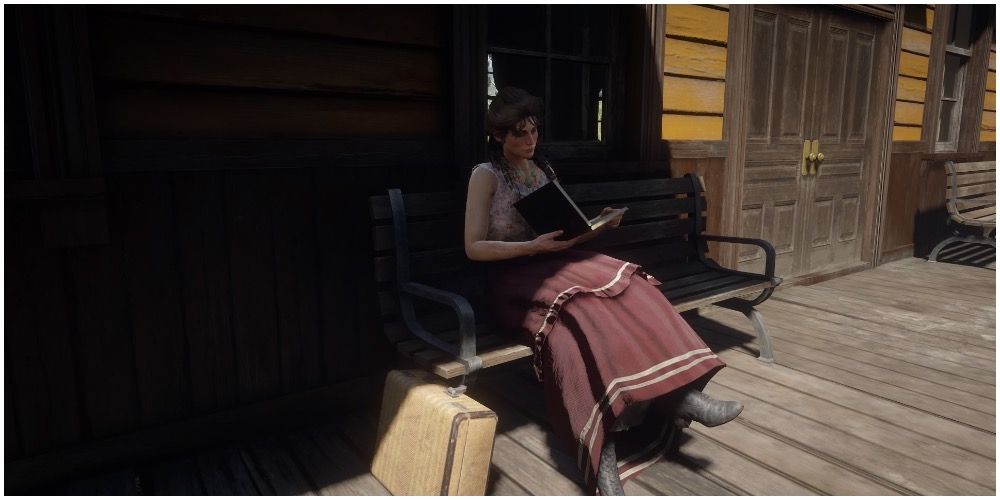 Mary-Beth found at the train station Red Dead Redemption 2