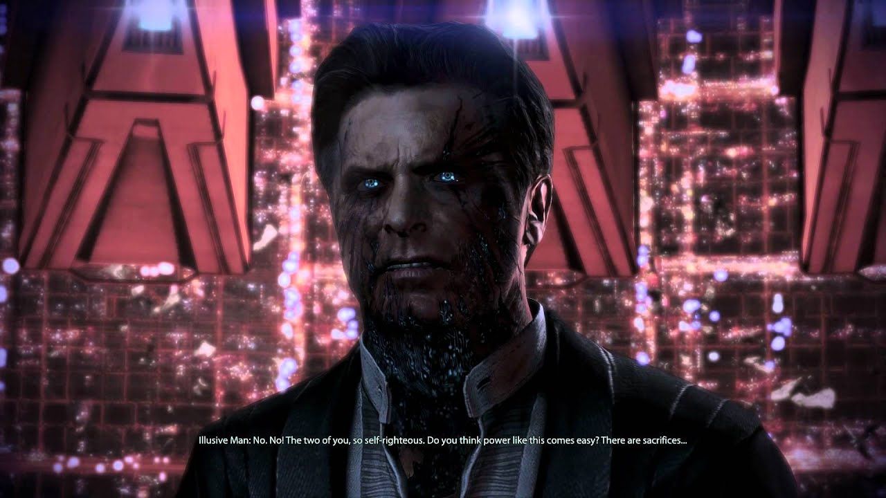 Mass Effect 3 Illusive Man Indoctrination