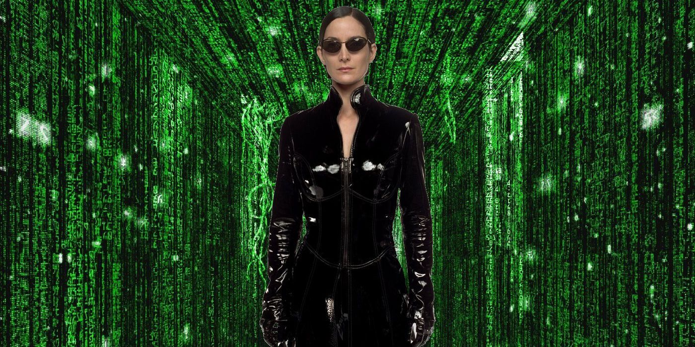 carrie anne moss as trinity the matrix