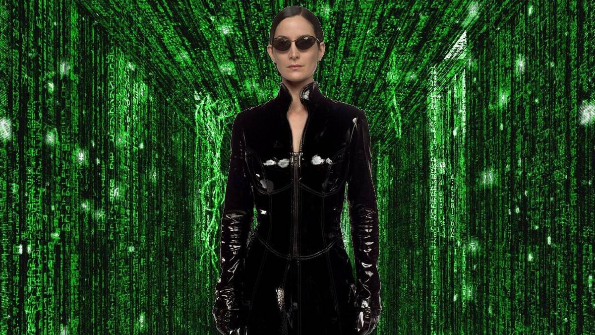 carrie anne moss as trinity the matrix