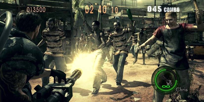 Mercenaries Resident evil 5 minigun