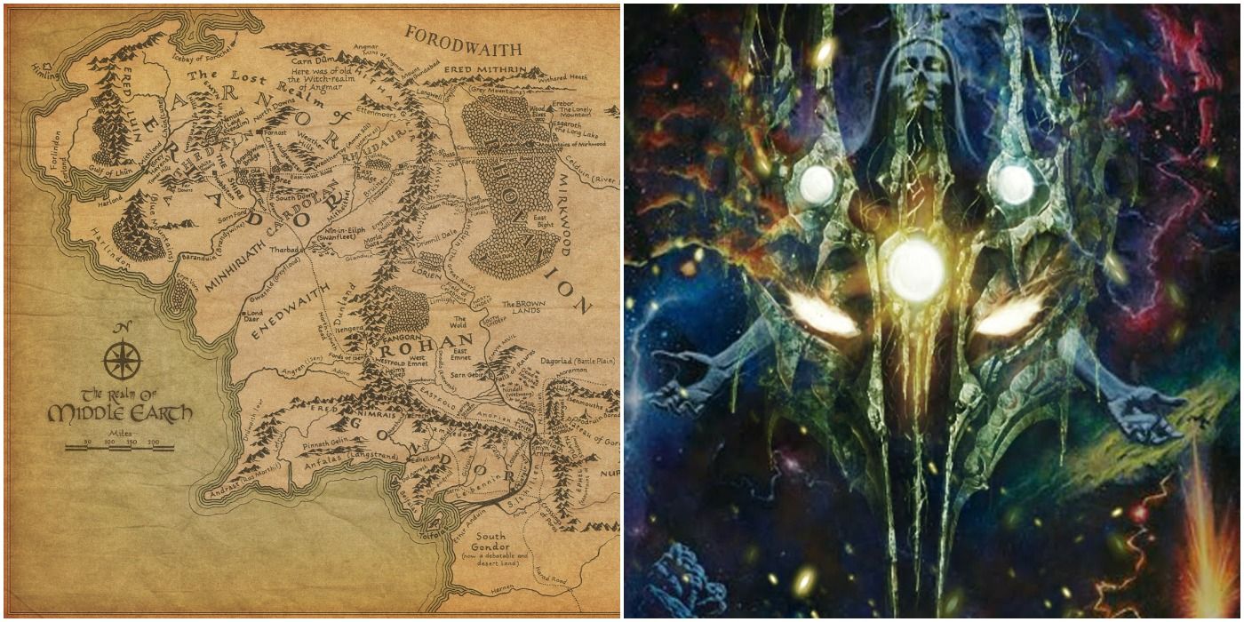 Eru created Middle-earth and all of Arda before The Lord of the Rings