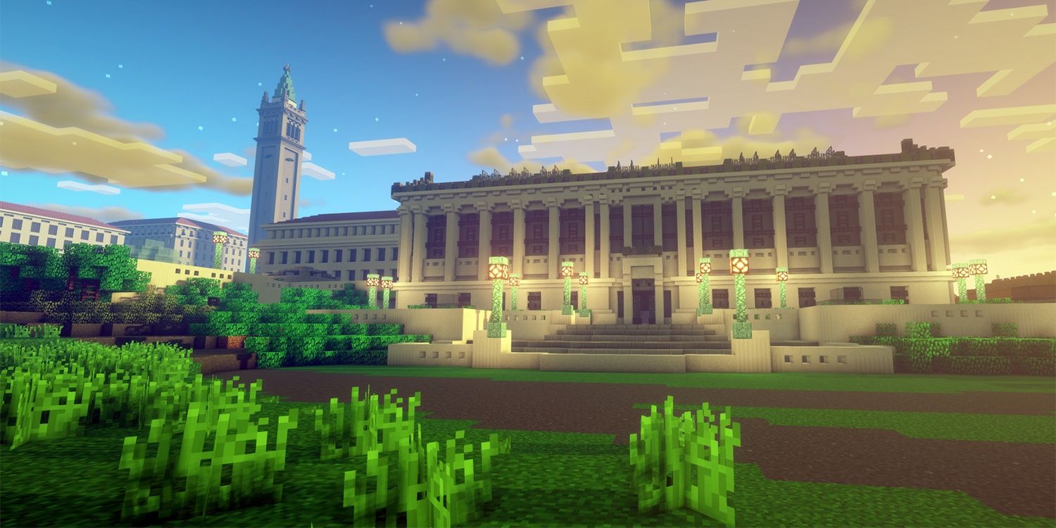 UC Berkeley campus built in Minecraft
