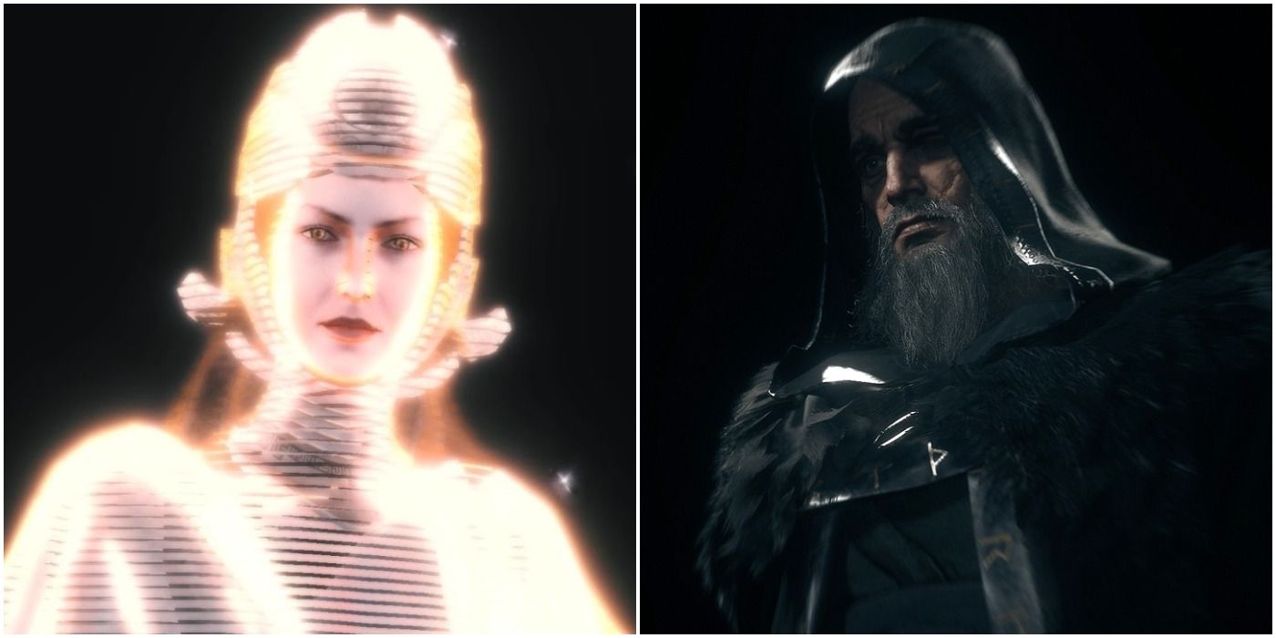 Minerva in Assassin's Creed II and Odin in Assassin's Creed Valhalla