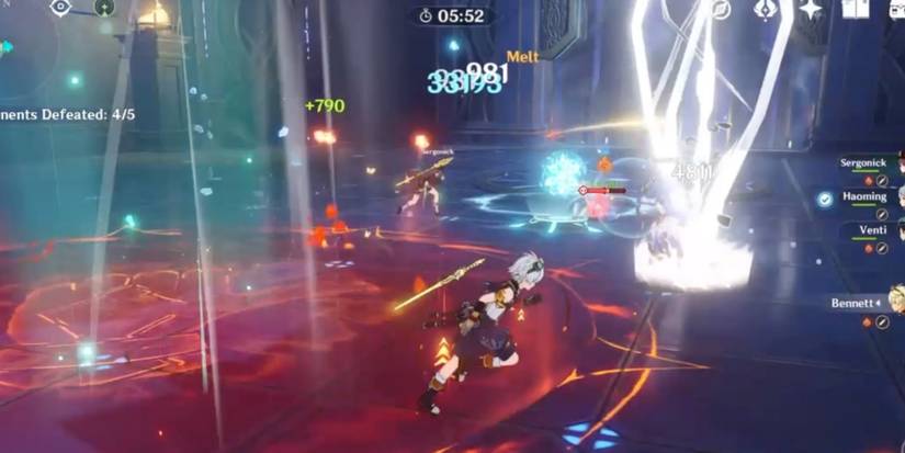 Bennett's burst causing domain debuff