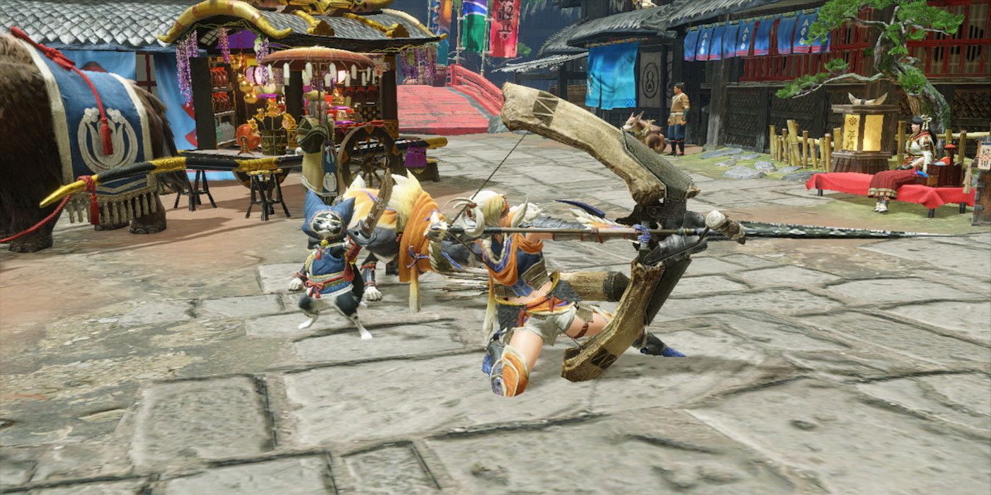 Monster Hunter Rise gameplay screenshot