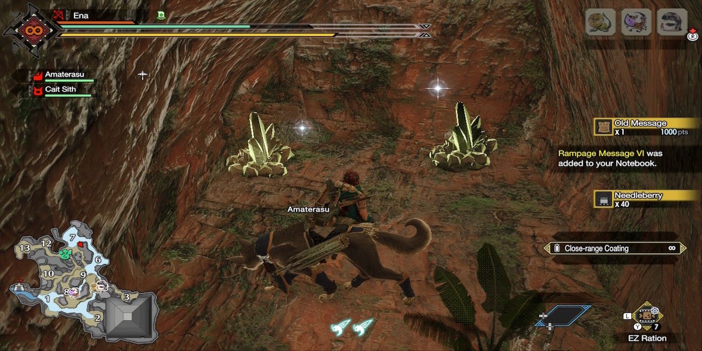 Monster Hunter Rise gameplay screenshot