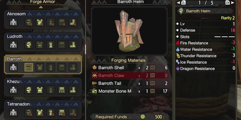 Monster Hunter Rise Barroth Helm