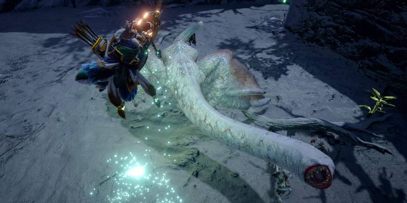 Monster Hunter Rise Fighting Khezu