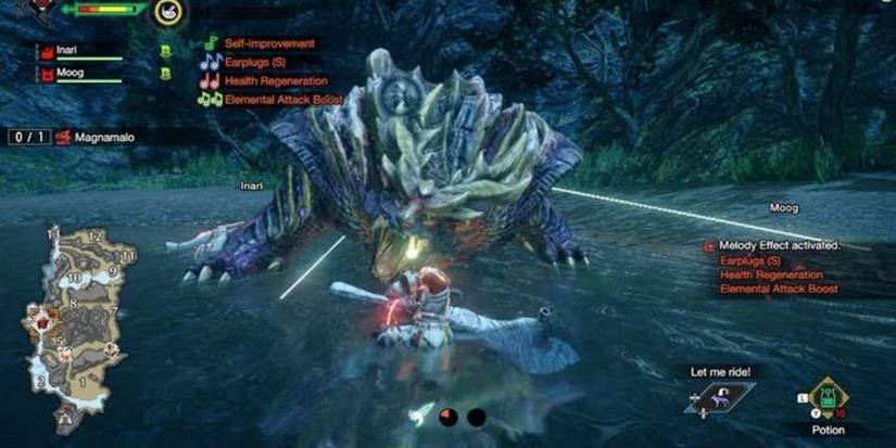 Monster Hunter Rise Hunting Horn Combat