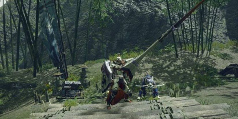 Monster Hunter Rise Lance Stance (1)