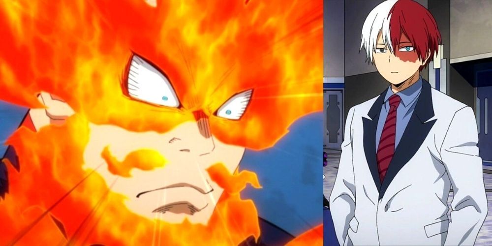 My Hero Academia Endeavor And Shouto In Suit