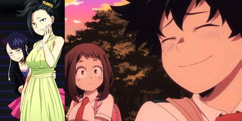 My Hero Academia Momo Jiro Ochako And Deku
