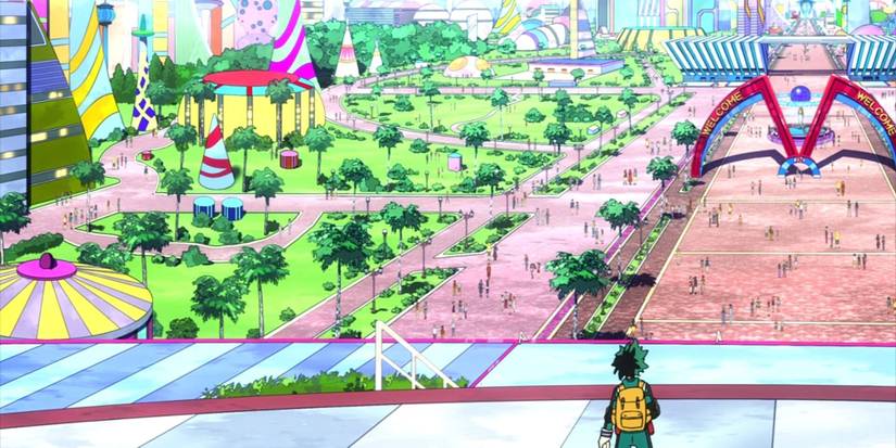 My Hero Academia Two Heroes I-Island Deku Looking Out