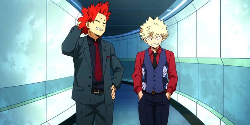 My Hero Academia Two Heroes Kirishima And Bakugo Formal Attire