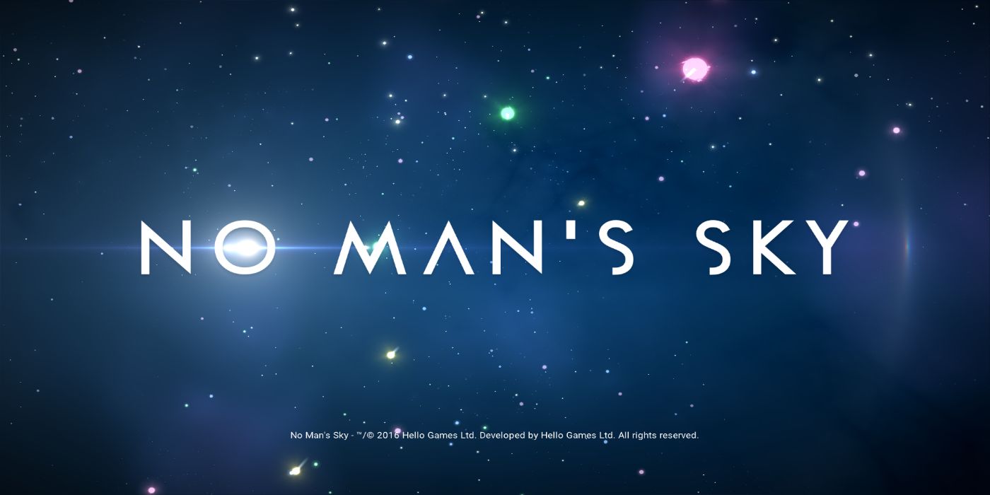 No Man's Sky Universe Screen with Logo