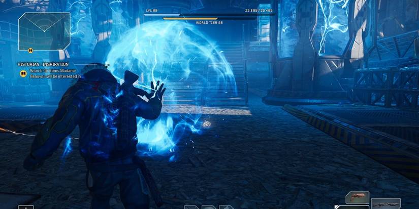 Outriders player casting abilities