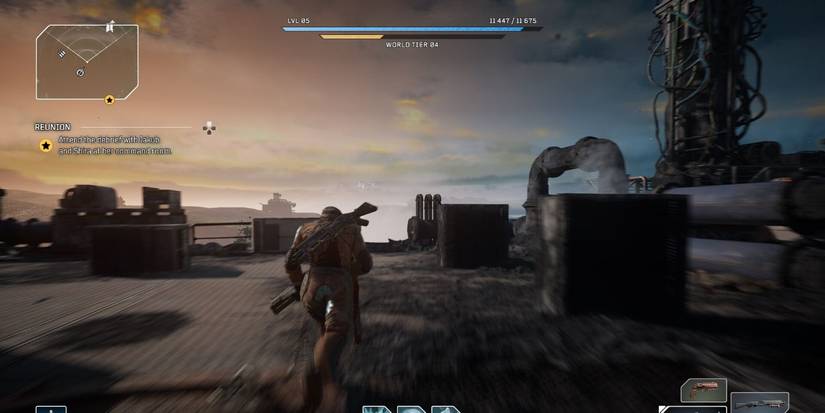 Outriders Running To Cover