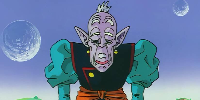 Old Kai smiles slyly in Dragon Ball Z