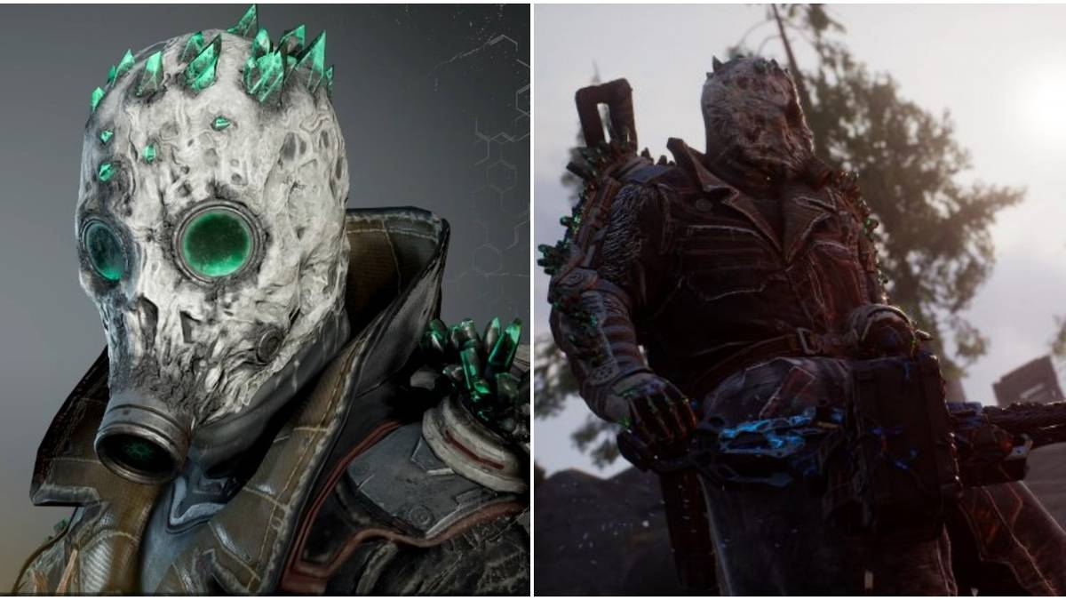 Outriders Demolisher Technomancer Build Collage Minigun And Armor