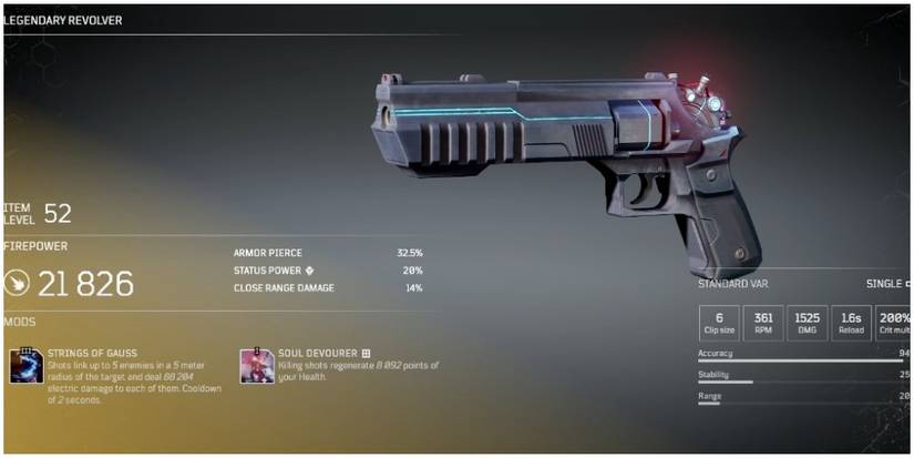 Outriders Disintegrator In Game Picture