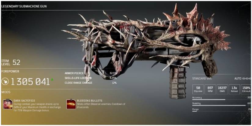 Outriders Fatal Symbiont In Game Picture