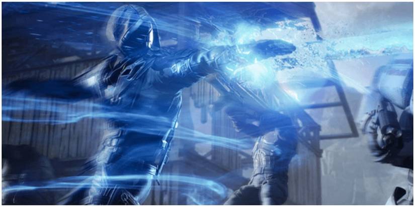 Outriders Harbinger Trickster Casting An Anomaly Push