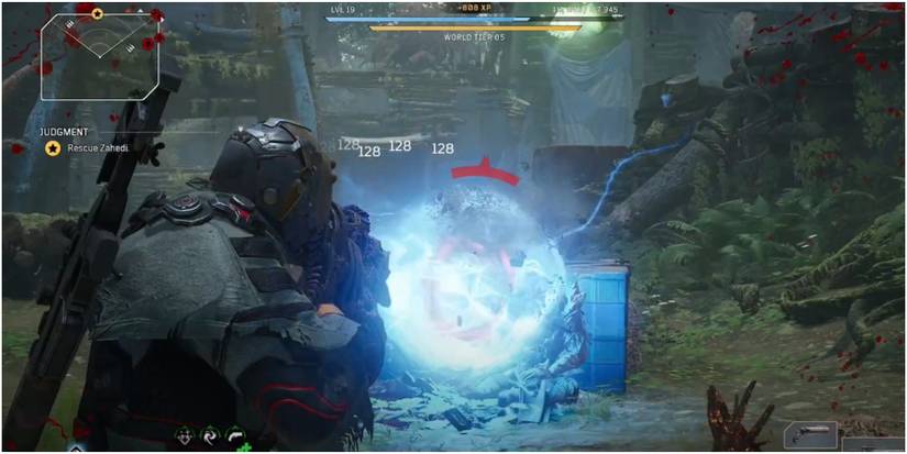 Outriders Killing An Opponent With The Grim Marrow