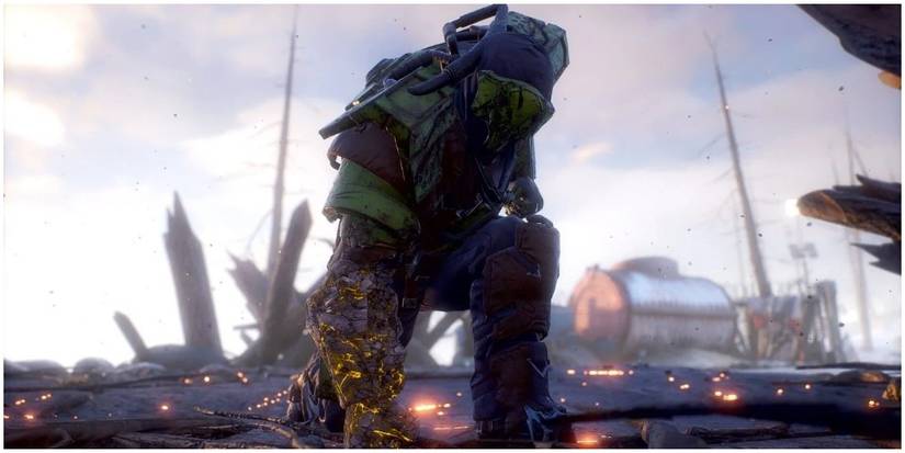 Outriders Legendary Deathproof Armor Set In Action