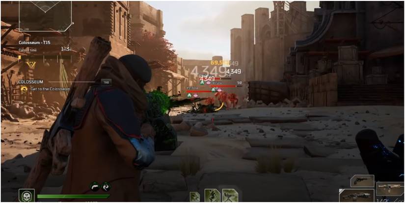 Outriders Shooting Downrange With The Damascus Offering