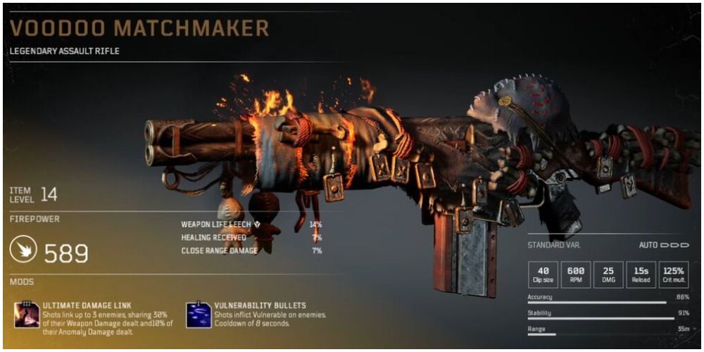 Outriders Voodoo Matchmaker In Game Picture