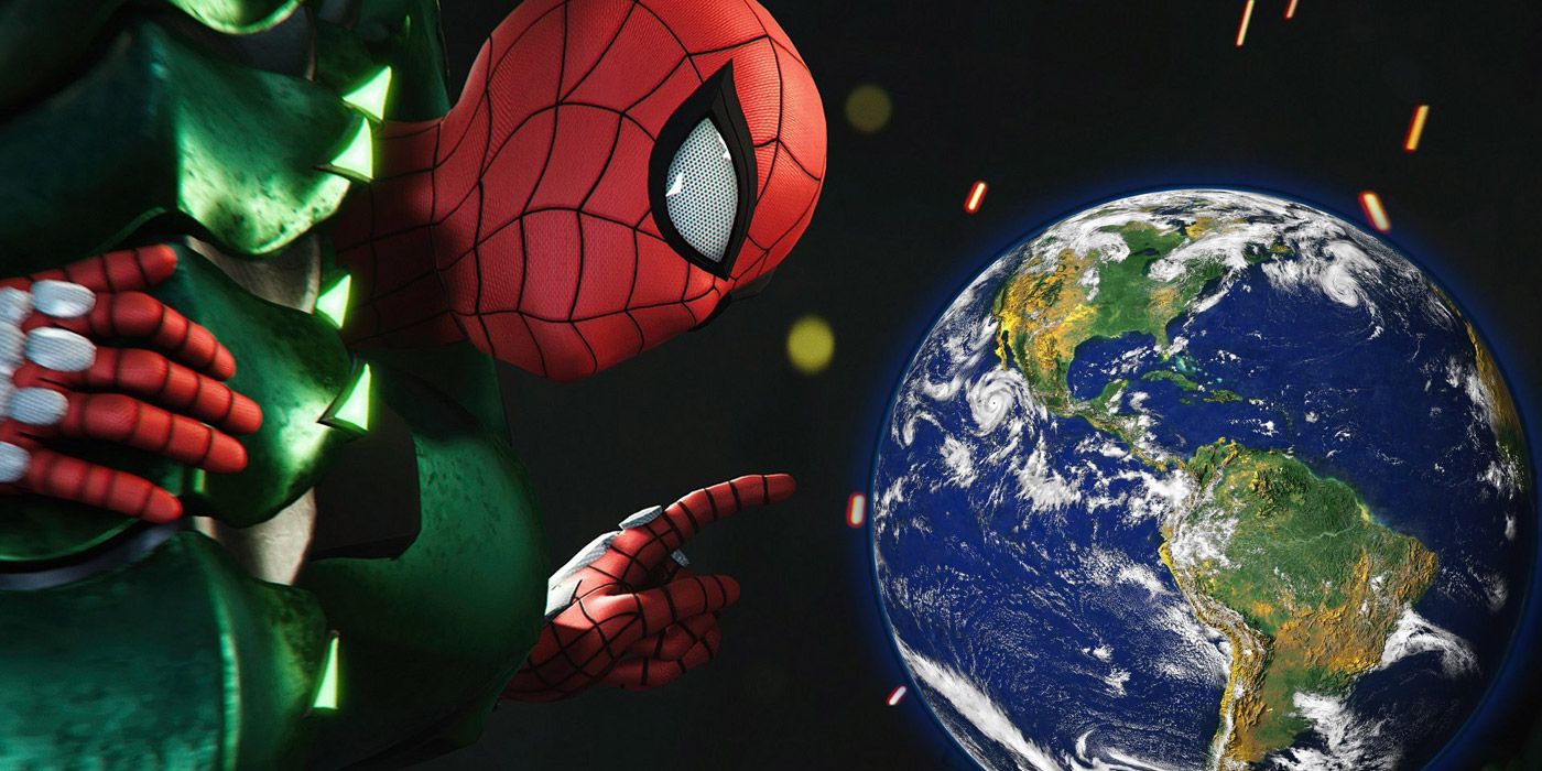 PS4 Spider Man Earth