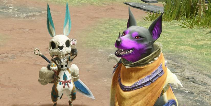 A Palico & A Palamute