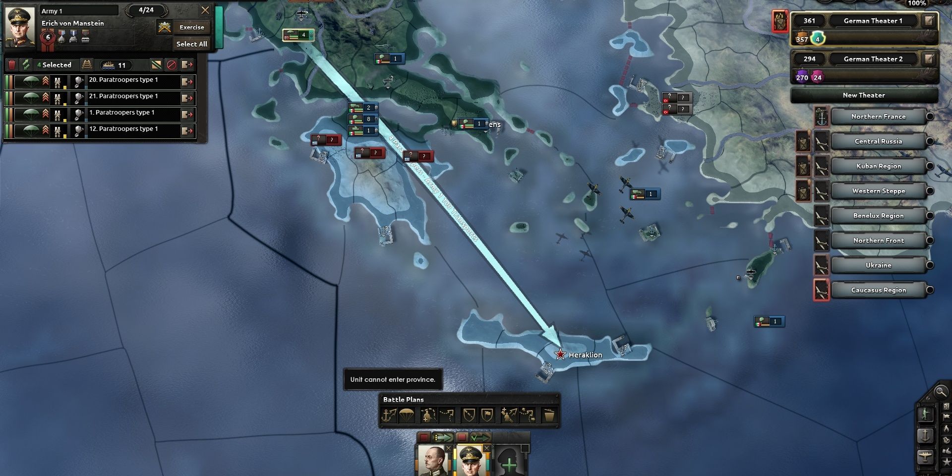 Paratrooper Drop From Hearts Of Iron IV