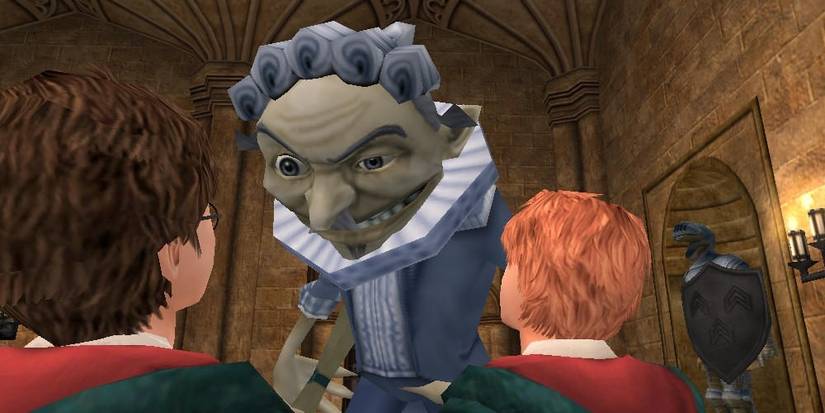 Peeves pesters Harry and Ron in Harry Potter and the Prisoner of Azkaban