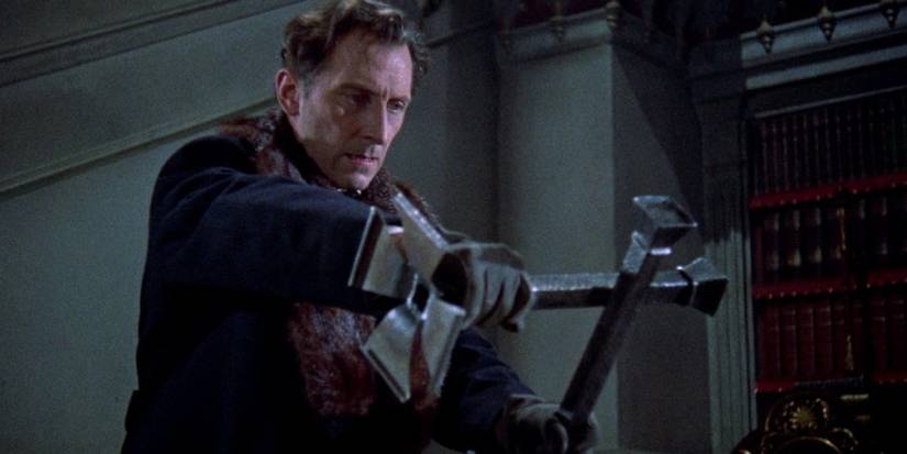 Peter Cushing as Hammer Horror's Van Helsing
