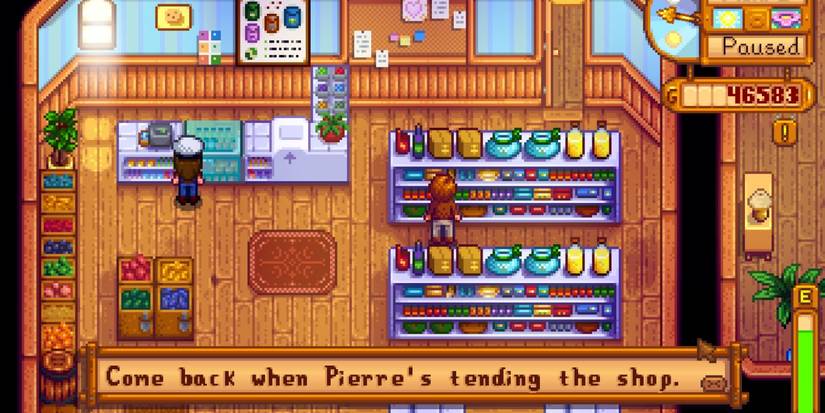 Pierre Feast of the Winter Star Festival Stardew Valley