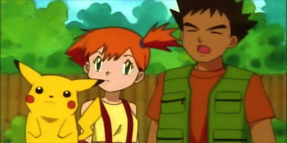 Pikachu, Misty, and Brock