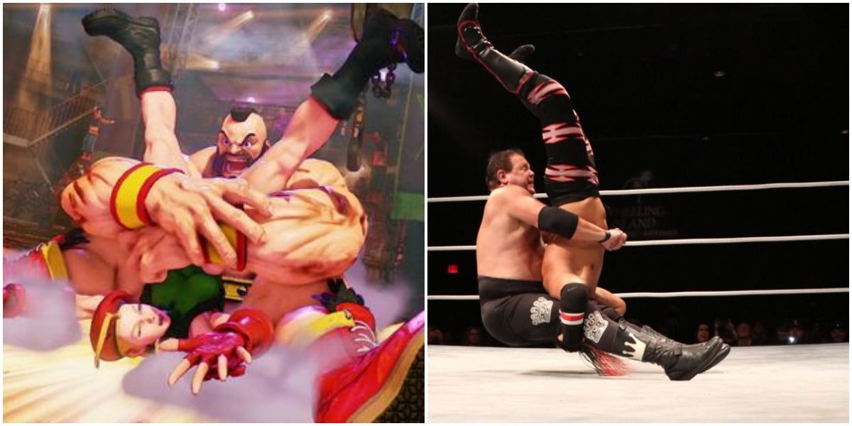 The spinning piledriver in a fighting game, and in real life