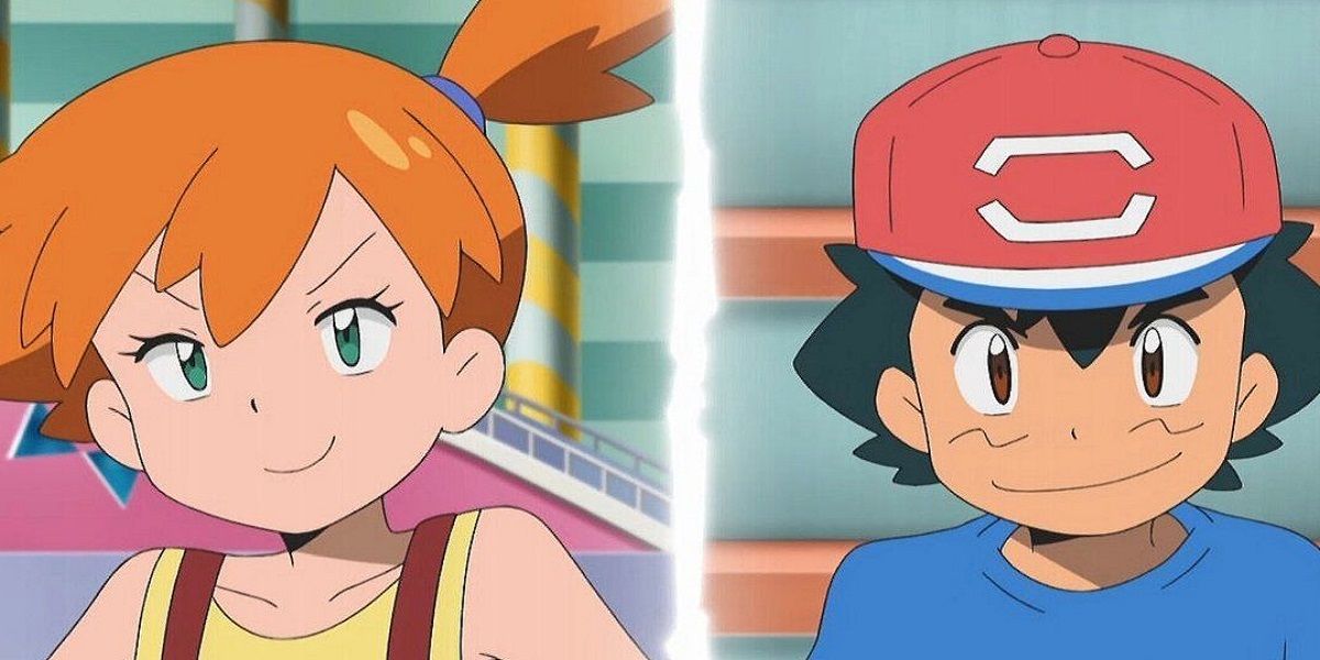 Pokémon Ash and Misty Side By Side Splitscreen