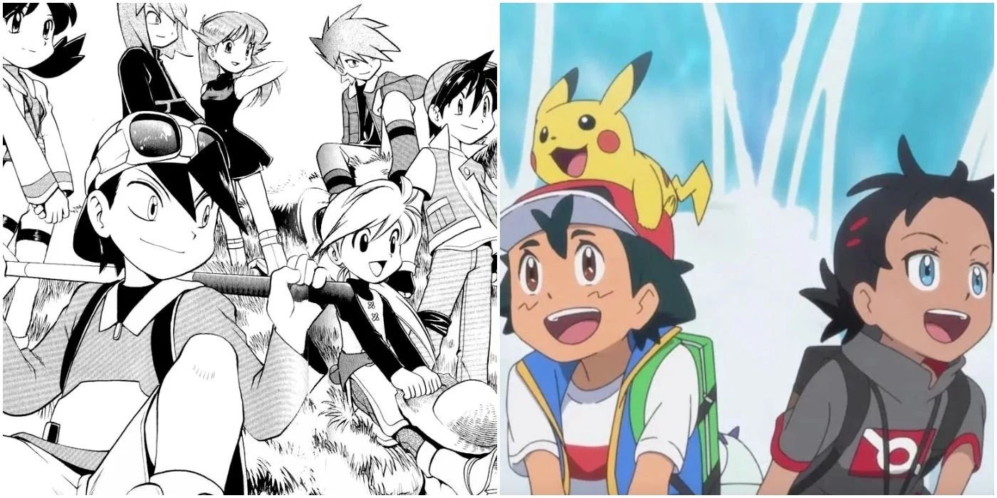 Pokemon Adventures vs Pokemon anime