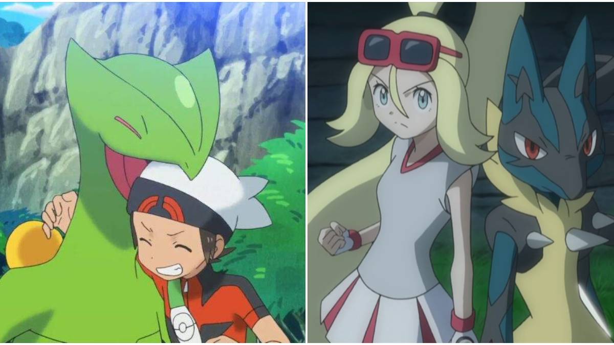 Pokemon Brendan, Sceptile, Korrina, Lucario