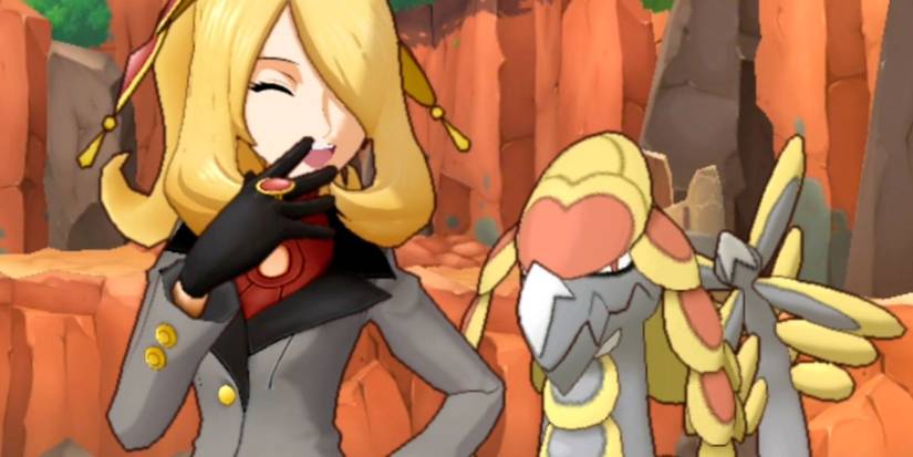 Pokemon Cynthia and Kommoo