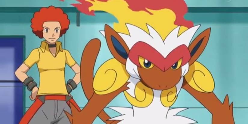 Pokemon Flint and Infernape