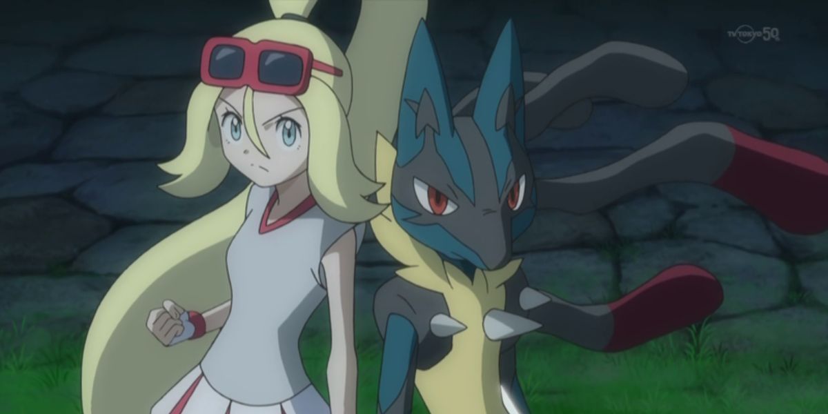 Pokemon Korrina And Lucario