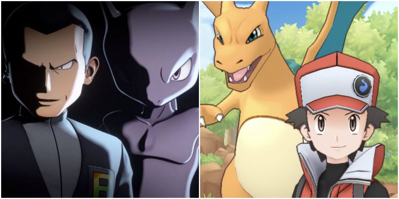Pokemon Masters Giovanni, Mewtwo, Red, Charizard