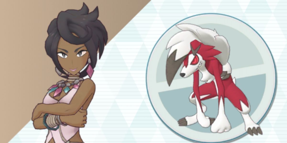 Pokemon Olivia And Lycanroc